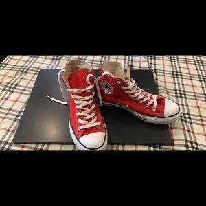 COPY - Red high-top converse